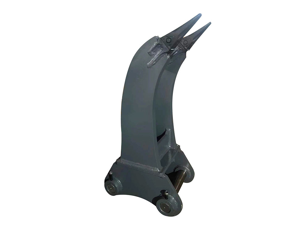 Dual-Hook Excavator Attachment