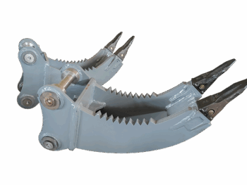 Dual-Hook Excavator Attachment