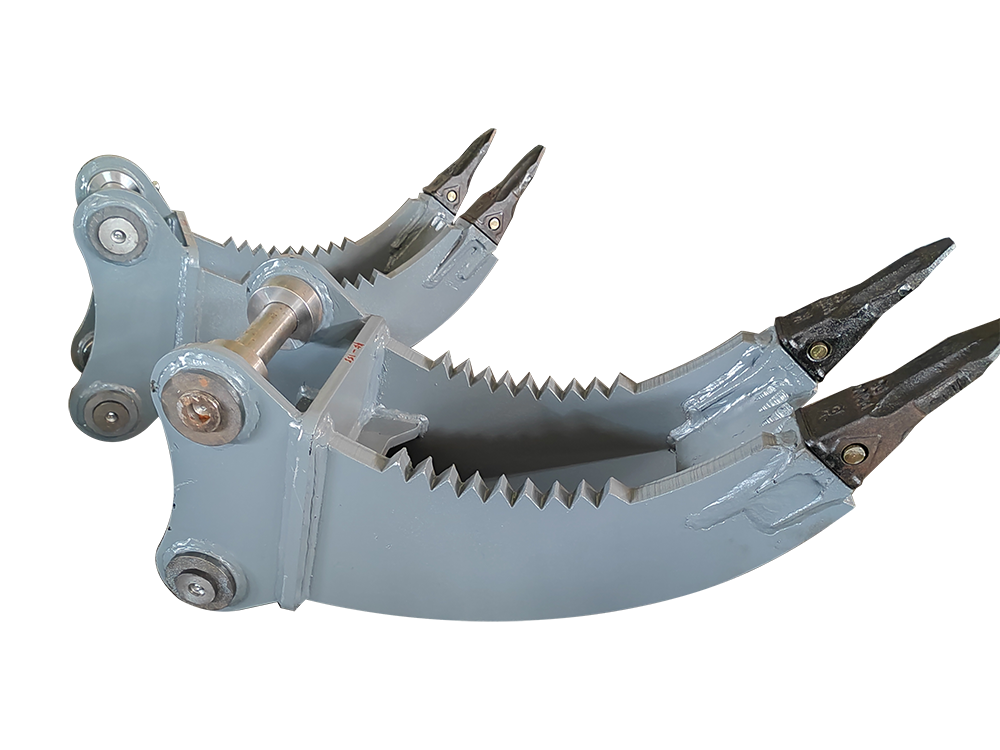 Dual-Hook Excavator Attachment