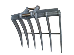 Excavator Rake Attachment