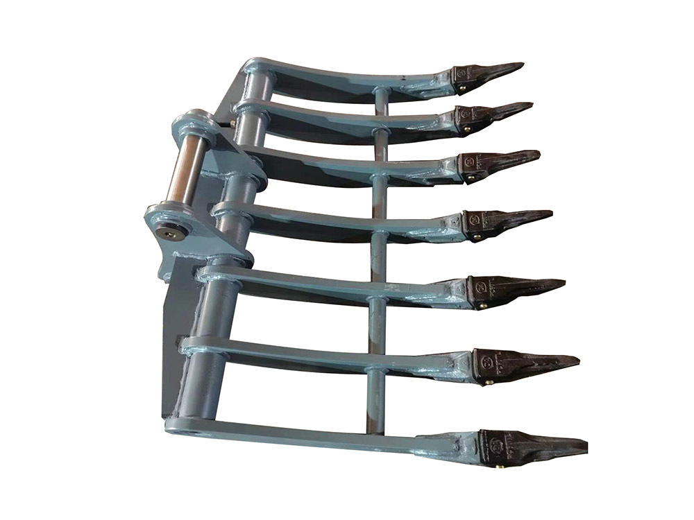 Excavator Rake Attachment,Qingdao Britop