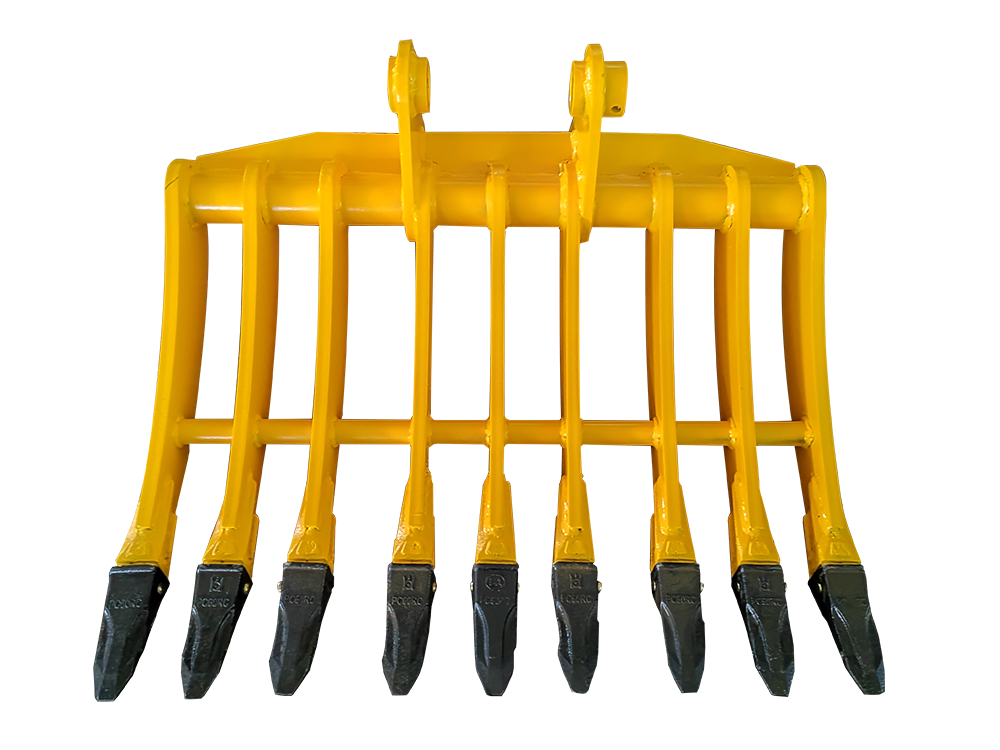 Excavator Rake Attachment,Qingdao Britop