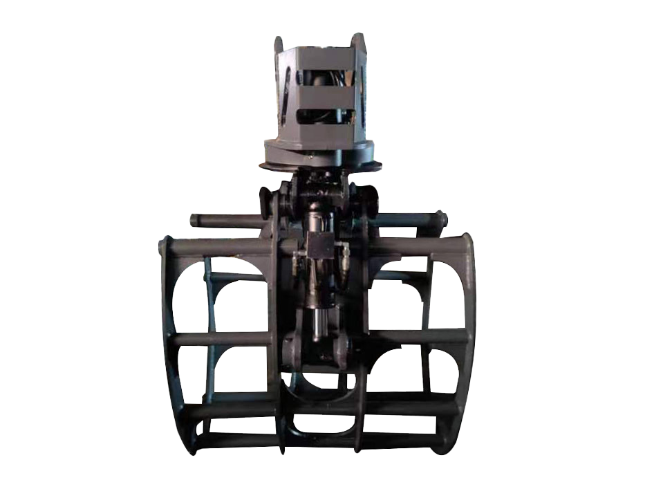Rotary grass (cotton) grabbing machine