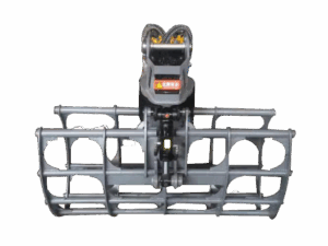 Rotary grass (cotton) grabbing machine