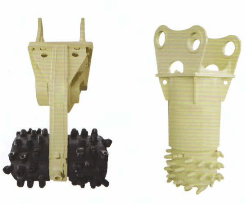 VERTICAL/HORIZONTAL Milling head attachment of excavator,Qingdao Britop, excavator attachment supplier