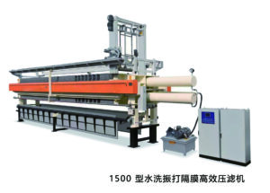 1500 Water wash vibrating diaphragm filter press