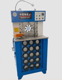 Hose Locking Machine CBK 120B，Qingdao Britop, quality machinery manufacturer