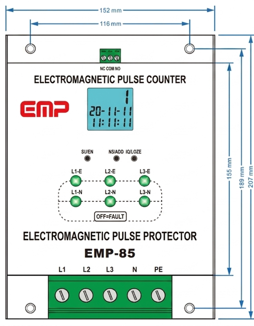 EMP-85 Electromagnetic Pulse Protection Device-- Smarter Monitoring, Reliable Power--Qingdao Britop-Sichuan Yachen electric